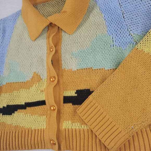 Ribbed Knit Cardigan Sweater - Picture 9 of 13